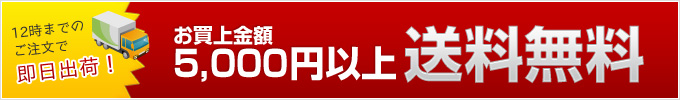 5000円以上送料無料